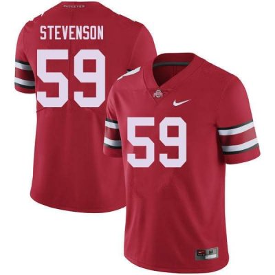 NCAA Ohio State Buckeyes Men's #59 Zach Stevenson Red Nike Football College Jersey WGY8745SV